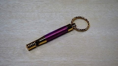 How to Turn a Whistle Key Ring Kit on a Lathe (woodlogger.com)