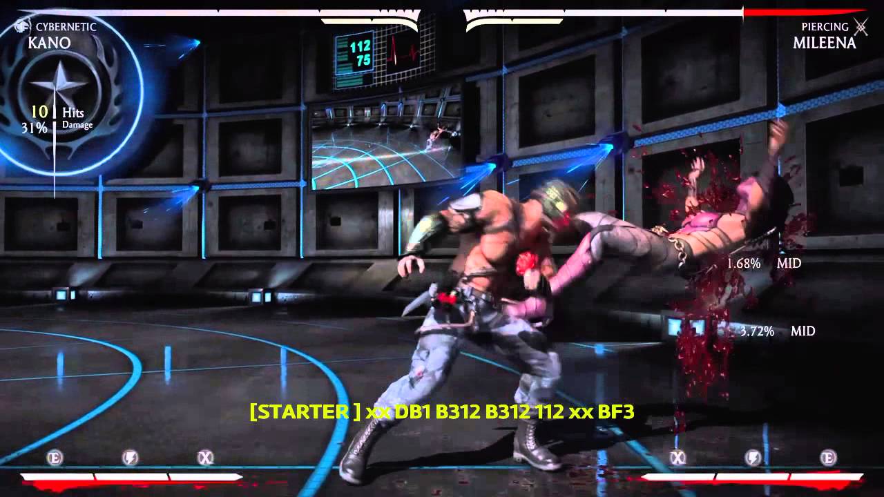 Cybernetic Kano BnB Combos