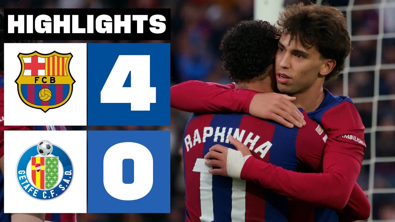 Barcelona vs Getafe, La Liga: Final Score 4-0, Efficient Barça
