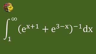 Evaluating the Improper Integral via Algebraic Techniques