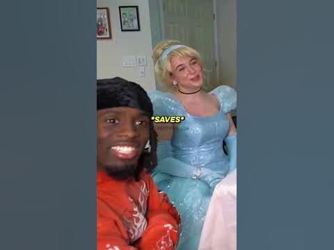 Kai cenat saves a Disney Princess YouTube