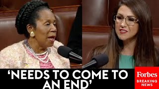 WATCH: Lauren Boebert And Sheila Jackson Lee Battle Over Proposal To End DEI Office