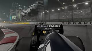 AlphaTauri VS Renault - Onboard - Singapore F1 2020 Career