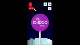 Lollipop Land - Android 5.0 Easter Egg (The Flappy Bird of Google) screenshot 4