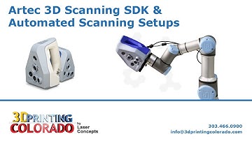 Artec 3D Scanning SDK and Automated Scanning Setups