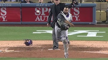 COL@LAD: Rosario, Tulo combine for a double play