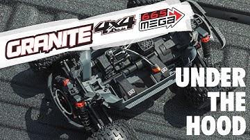 @ARRMARC GRANITE MEGA 665 4x4 // UNDER THE HOOD [ARA4202V4]