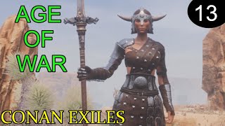 Conan Exiles - Learn hyena fur armor crafting (Age of War) Episode 13