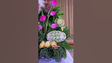 Cắt tỉa hoa quả | lên mô hình decor tiệc sự kiện