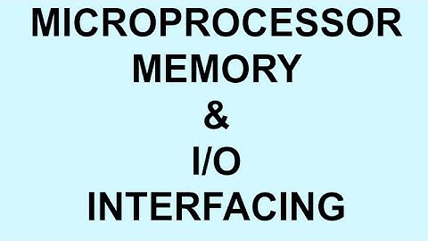 MEMORY & I/O INTERFACING | MICROPROCESSOR | PART-8  | BSNL JE (TTA)  | JTO  | PSU
