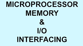MEMORY & I/O INTERFACING | MICROPROCESSOR | PART-8  | BSNL JE (TTA)  | JTO  | PSU