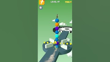 Stack Rider Satisfying gameplay level 97 #shorta #satisfying #satisfyingvideo #gameplay #viral