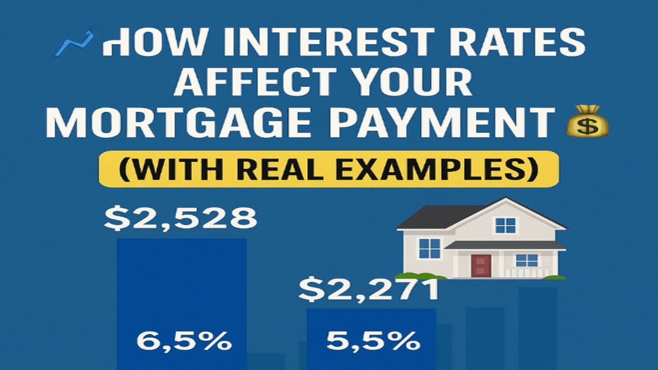 📊 How Interest Rates Affect Your Mortgage Payment | Real Examples ...