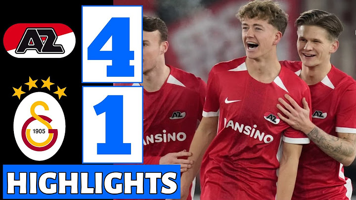 ⚪AZ Alkmaar vs Galatasaray S.K. (4-1) All Goals & Extended HIGHLIGHTS | UEFA Europa League!