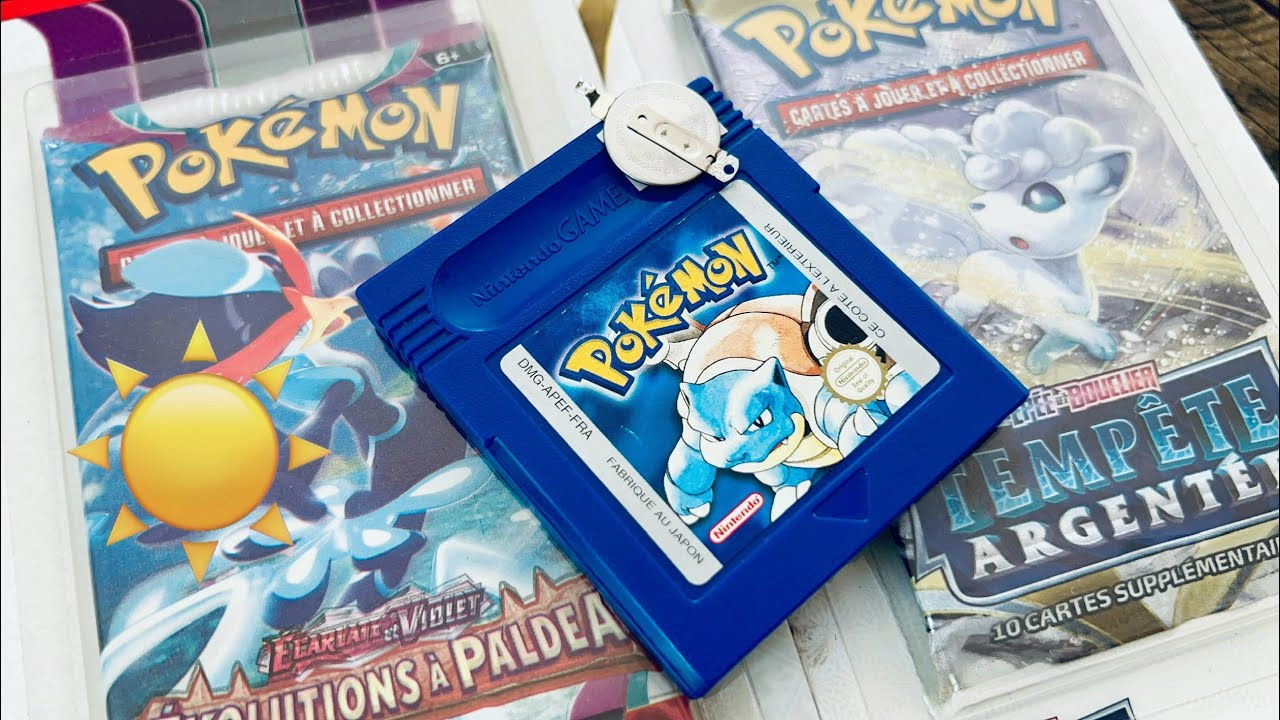Un Pokémon bleu que de souvenirs 😍 comment changer la pile de