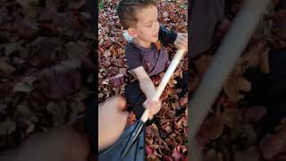 Molly Finding Aiden In Leaves.