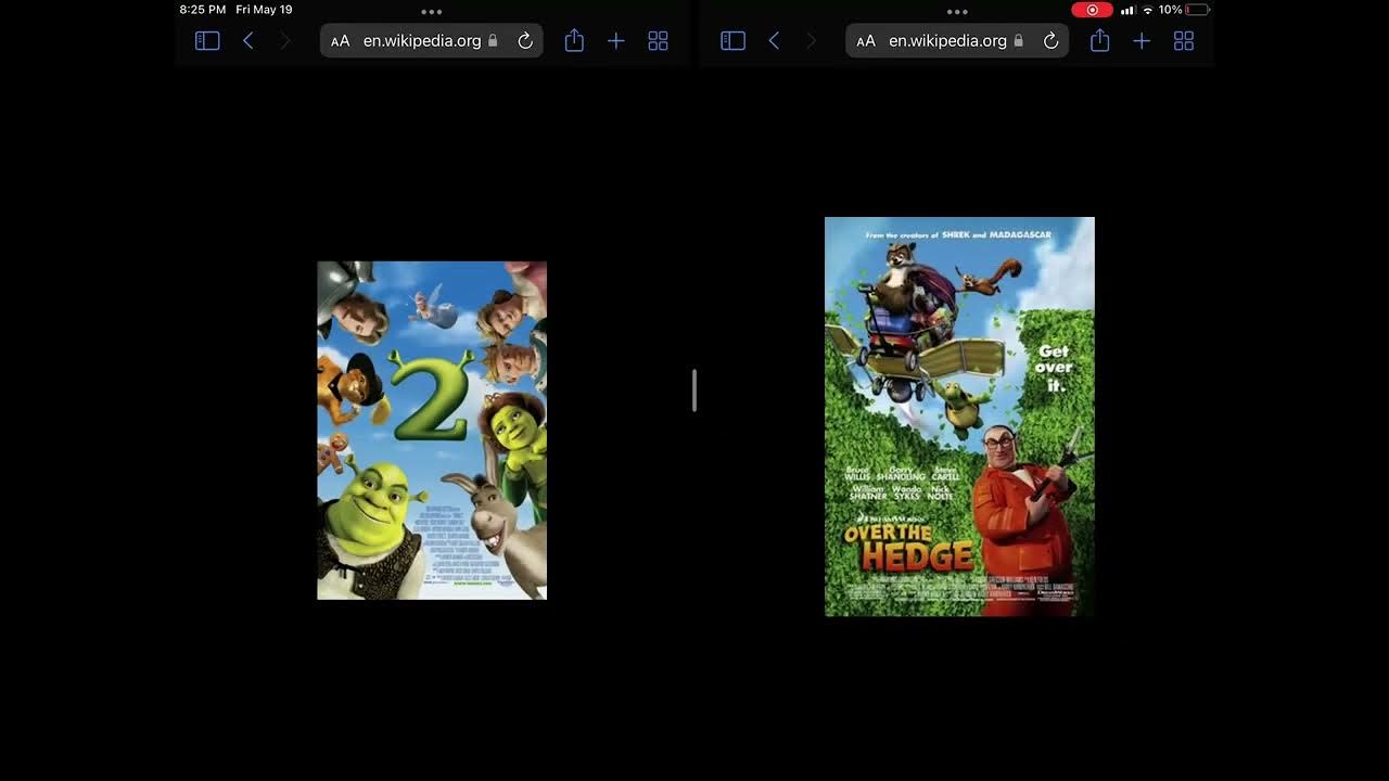 Happy Anniversaries To Shrek 2 (2004) & Over The Hedge (2006)! YouTube