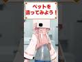 ペットを造ってみよう!#vtuber #新人vtuber #vtuber準備中 #個人勢vtuber #shorts