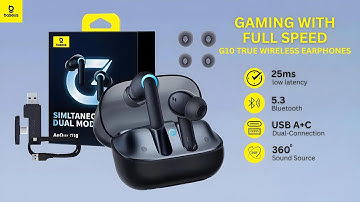 The Baseus AeQur G10 TWS Earbuds, 4 mics, 400mAh battery | SH TECHINFO