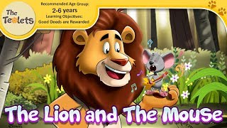 The Lion and The Mouse Musical Story I Bedtime Stories for Kids I Moral Story | Fairy Tale | Teolets