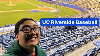 Khayle watches UC Riverside Highlanders Baseball