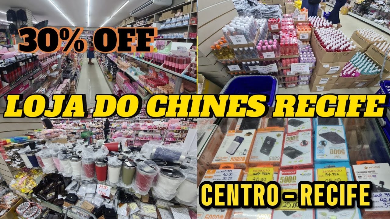 CHEGA COMPRA BARATO NA LOJA DO CHINES NO RECIFE - YouTube
