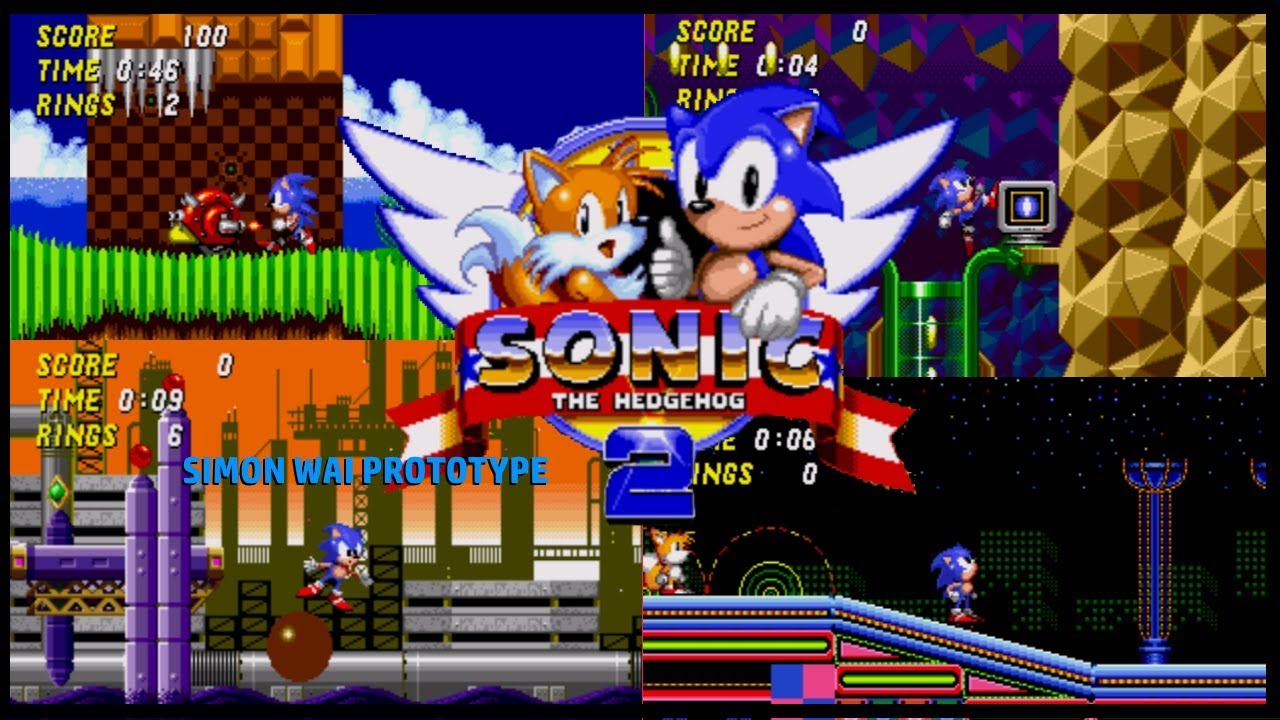 Jogue Sonic: The Hedgehog 2 (protótipo de Simon Wai), um jogo de Sonic