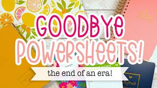 Saying Goodbye to Power Sheets: The Very Last Release