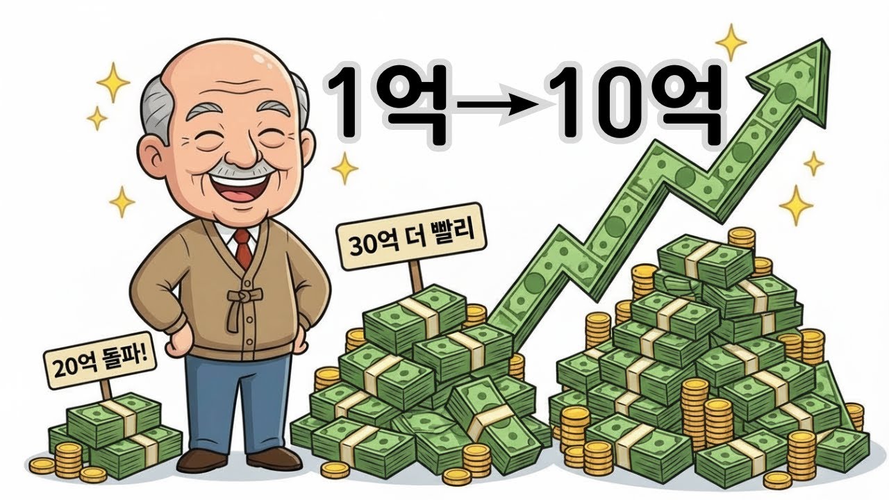 몇 살에 1억, 5억, 10억 모을까? (생각과 다릅니다)