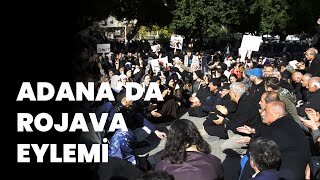 Htş Ve Cihatçıların Rojava Saldırıları Adanada Protesto Edildi