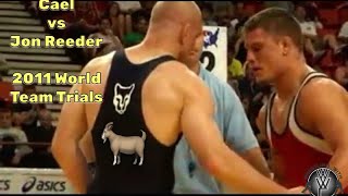 Cael Sanderson freestyle wrestling vs Jon Reader