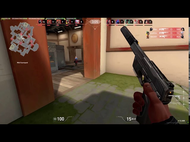 Valorant deathmatch gameplay on gtx 1050 ti ryzen 5 2400g