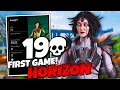 MY FIRST GAME WITH HORIZON ON THE NEW MAP OLYMPUS! SOLO 19 KILL GAME - Apex Legends