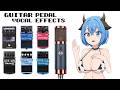 Singing through Guitar Pedals 🎵 Vocal Effects 🎤 Rina Muya 🐮 @RinaRetro