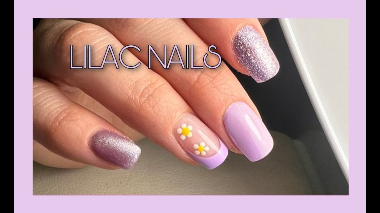 LILAC NAILS CHROME POWDER passioneunghie YouTube