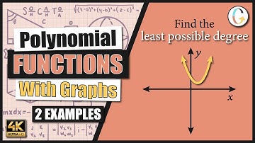 How to determine the least possible degree of the polynomial function shown