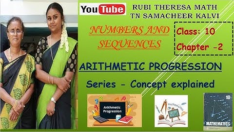 10th Maths _ Samacheer Kalvi _ Chapter 2 _ Arithmetic Progression _ Series _ Concept Explained