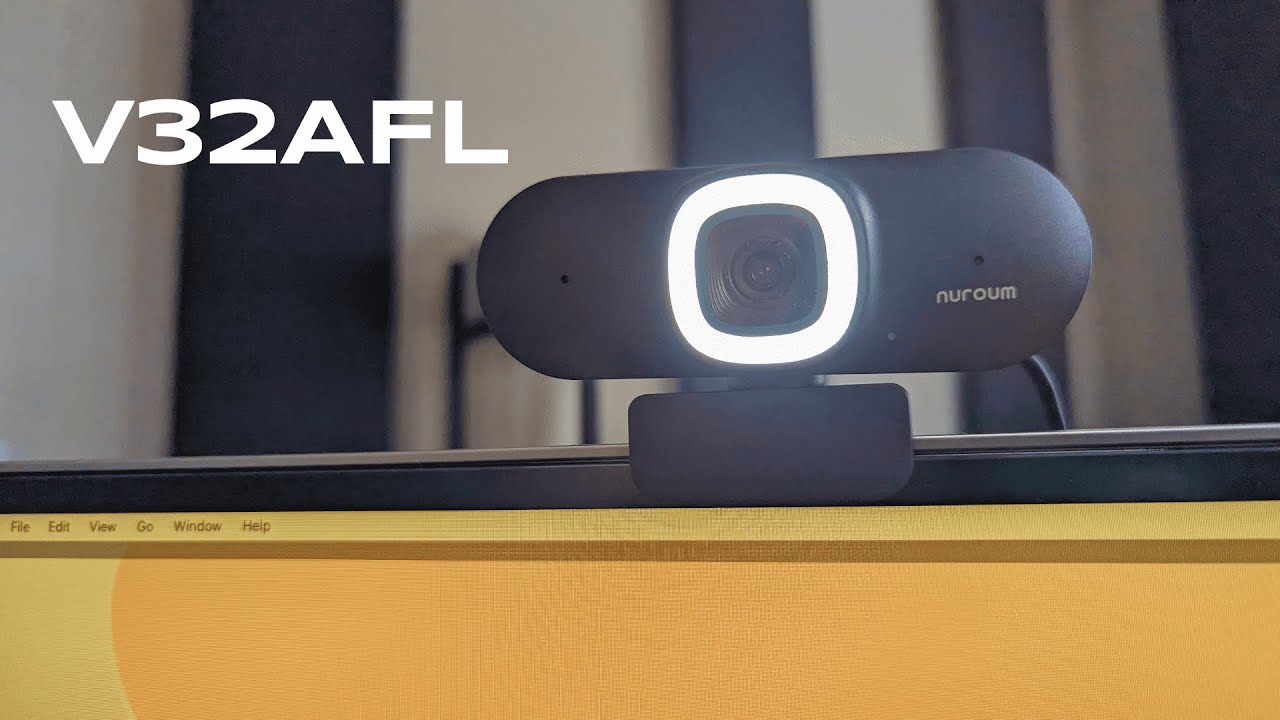 NUROUM V32AFL 4K HDR Webcam Review - YouTube