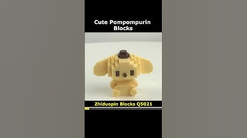 Pompompurin Q5021 Mini Blocks Preview #lego #brick #miniblock #nanoblock #block