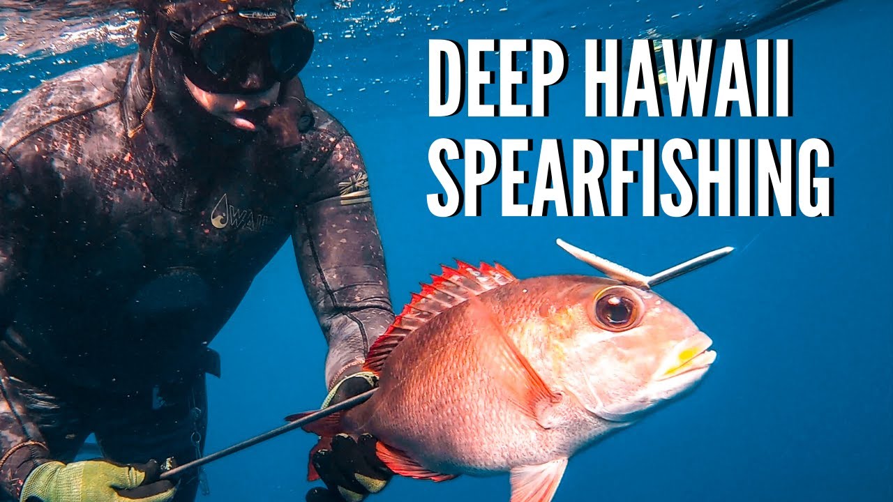 Spearfishing Hawaii Deep Reef Hunting {HOW TO} 
