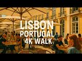 Lisbon City Walk 4K – Relaxing Daytime Ambience &amp; Real-Life Urban Sound