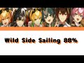 【wild side sailing 88% / AMPTAK&times;COLORS】歌詞割