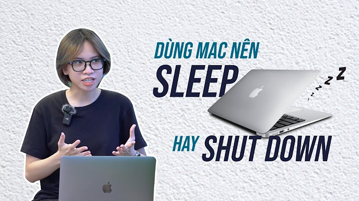 Tắt chế độ sleep mac