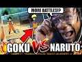 Goku vs. Naruto Rap Battle! (REACTION!)