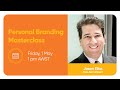 Personal branding masterclass with jason elias