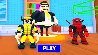 TEAM OFFICE ESCAPE! TEAMWORK OBBY - Deadpool & Wolverine Roblox Full Gameplay #roblox #obby