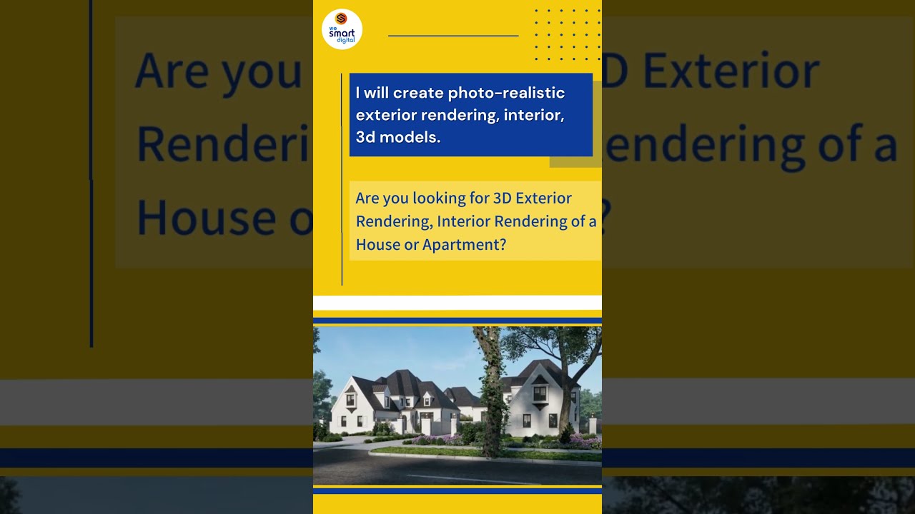 I will create photo-realistic exterior rendering, interior, 3d models.