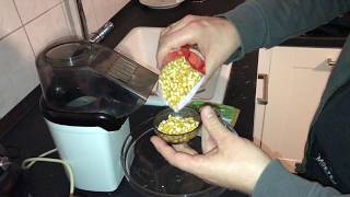 Popcornmaker classic: süßes Popcorn mit Heißluft Popcorn Maschine zubereiten Zucker Rezept