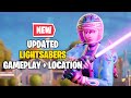 *NEW* LIGHTSABER GAMEPLAY - FORTNITE STAR WARS UPDATE