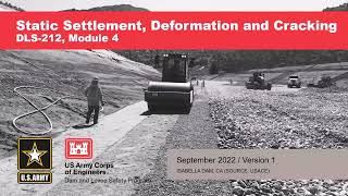 DLS-212 Module 4: Static Settlement Deformation and Cracking